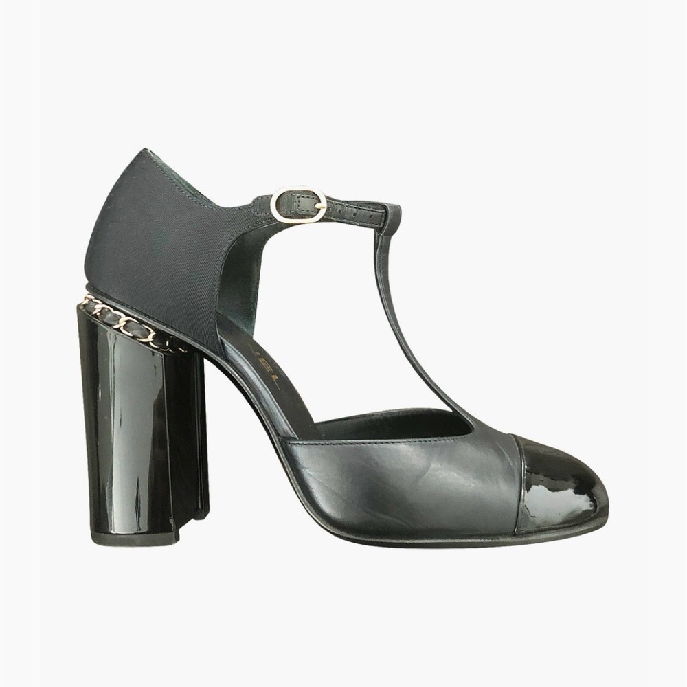 Authentic Chanel leather shoes